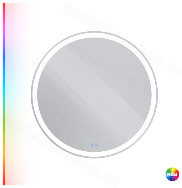 Зеркало с подсветкой Cezares CZR-SPC-MC-800-RGB-TCH 80x80 80x80