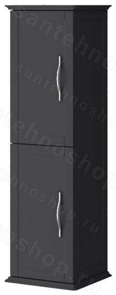 Шкаф-пенал Cezares Tiffany 54964 34x114, черный графит 34x114, черный графит
