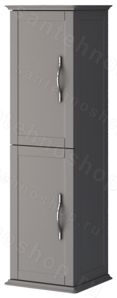 Шкаф-пенал Cezares Tiffany 55247 34x114, серое облако 34x114, серое облако