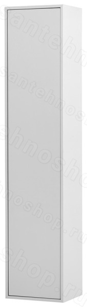 Шкаф-пенал Cezares Glass 41827 35x160, белый глянцевый 35x160, белый глянцевый