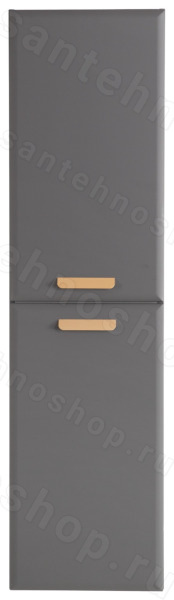 Шкаф-пенал Cezares Eco ECO-CER-N-1500-2A-SC-GSO-P 40x150, темно-серый матовый 40x150, темно-серый матовый
