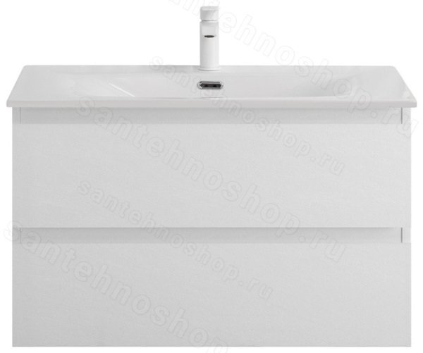 Тумба с раковиной Cezares Molveno 00-00017121 91x51 подвесная, белый лед 91x51 подвесная, белый лед