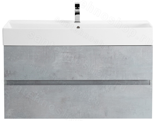 Тумба с раковиной Cezares Molveno 46 00-00011433 80x62 подвесная, бетон 80x62 подвесная, бетон