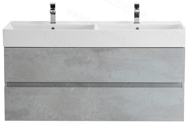 Тумба с раковиной Cezares Molveno 46 00-00012014 120x62 подвесная, бетон 120x62 подвесная, бетон