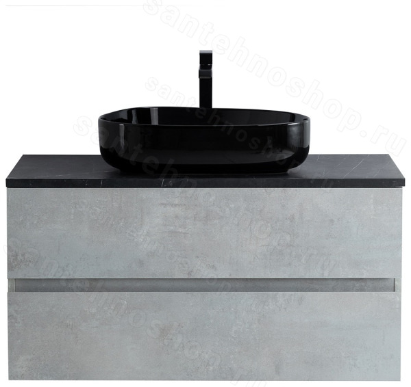 Тумба с раковиной Cezares Molveno 46 00-00012897 80x52 подвесная, бетон 80x52 подвесная, бетон