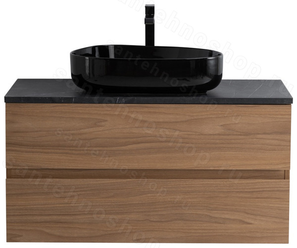 Тумба с раковиной Cezares Molveno 46 00-00012899 80x52 подвесная, светлый орех 80x52 подвесная, светлый орех