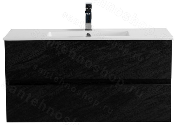 Тумба с раковиной Cezares Molveno 46 00-00018022 101x51 подвесная, черная 101x51 подвесная, черная