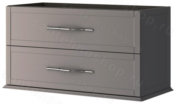 Тумба с раковиной Cezares Tiffany 00-00012652 100x56 подвесная, серое облако 100x56 подвесная, серое облако