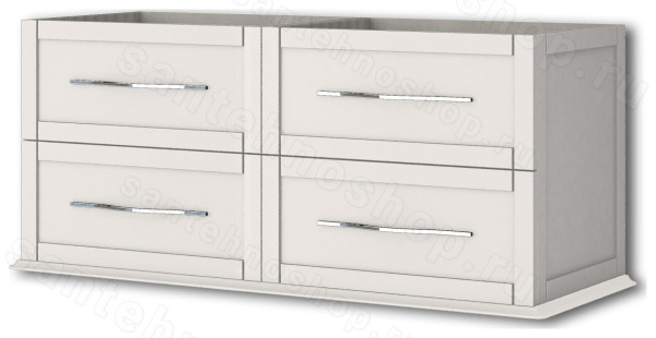 Тумба с раковиной Cezares Tiffany 00-00013120 120x56 подвесная, белая матовая 120x56 подвесная, белая матовая