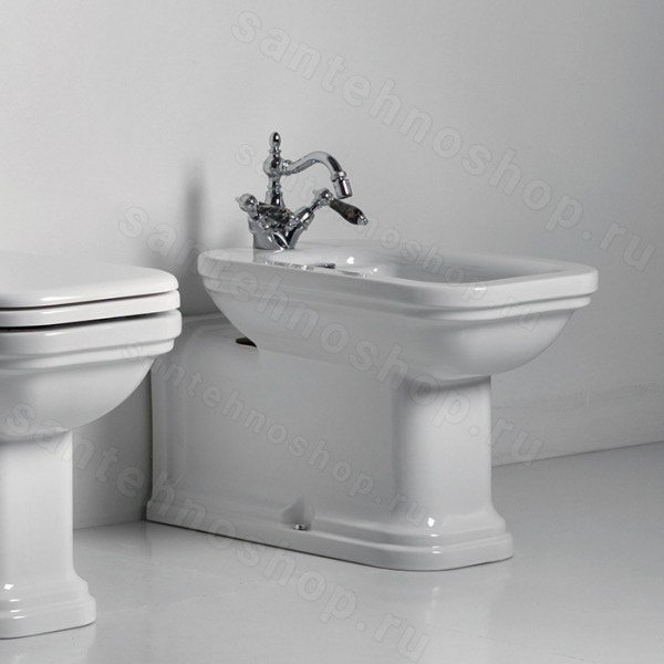 Приставное биде Kerasan Waldorf 4120 хром