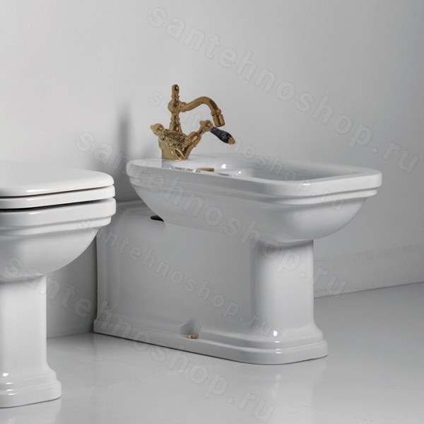 Приставное биде Kerasan Waldorf 4120 бронза