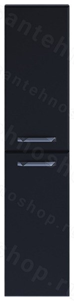 Шкаф-пенал Uperwood Foster 291020527 36x160, черный матовый 36x160, черный матовый