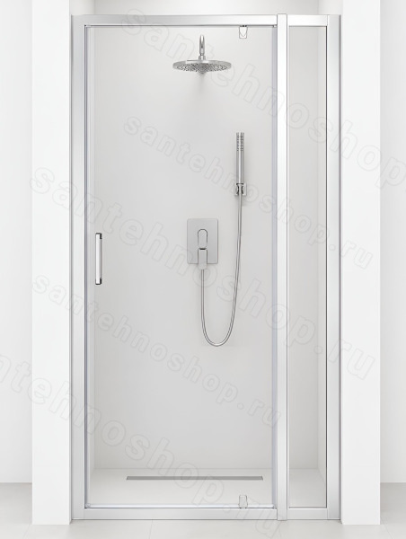 Душевая дверь Cezares MOLVENO MOLVENO-BA-11-100+20-C-Cr-IV 120x195 распашная, профиль хром