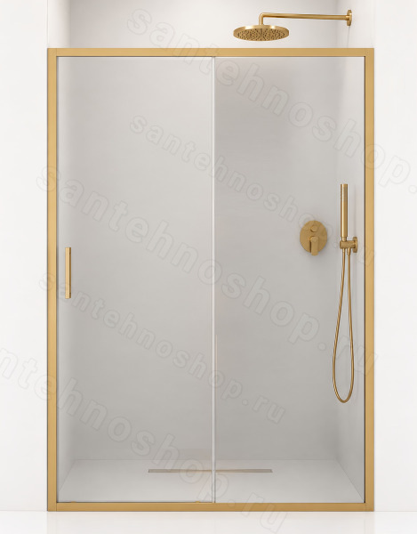 Душевая дверь Cezares MOLVENO MOLVENO-BF-1-120-C-BORO-IV 120x195 раздвижная, профиль матовое