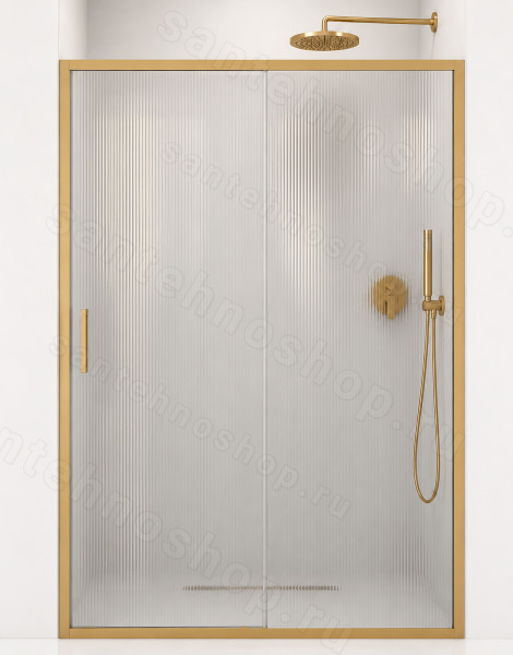 Душевая дверь Cezares MOLVENO MOLVENO-BF-1-120-P-BORO 120x195 раздвижная, профиль матовое зо