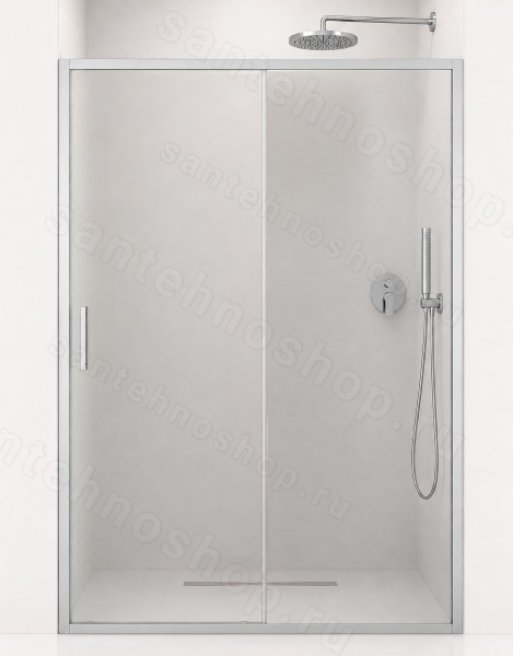 Душевая дверь Cezares MOLVENO MOLVENO-BF-1-130-C-Cr-IV 130x195 раздвижная, профиль хром