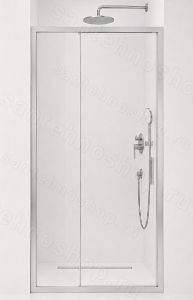 Душевая дверь Cezares MOLVENO MOLVENO-BF-3-90-C-Cr-IV 90x195 раздвижная, профиль хром