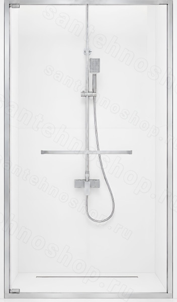 Душевая дверь Cezares LUX LUX-B-FS-1-80-C-CR 80x195 раздвижная, профиль хром