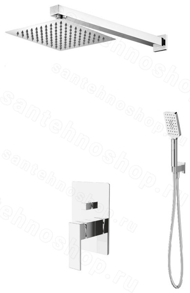 Душевая система BelBagno ROM-DSET-CRM, цвет хром, цвет хром