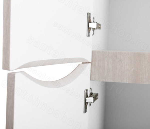 Шкаф-пенал BelBagno FLY-MARINO-1500-2A-SC-RG-P-L 40x150, дуб серый (Rovere Grigio) 40x150, дуб серый