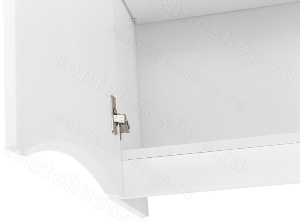 Шкаф BelBagno FLY-MARINO-750-1A-SC-BL-P-L 40x75, белый глянцевый (Bianco Lucido) 40x75, белый глянцевый