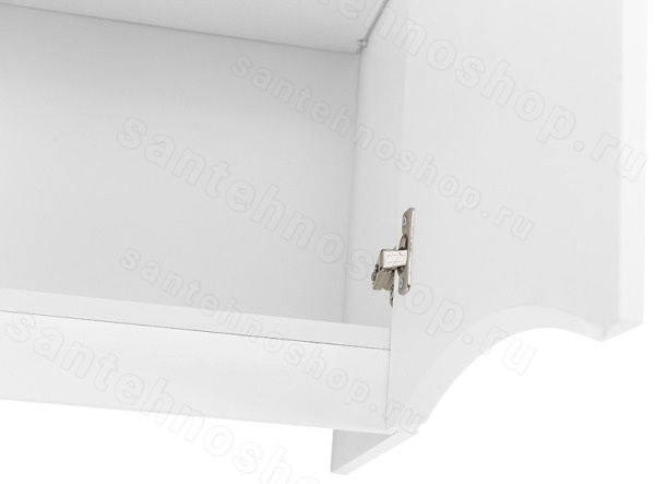 Шкаф BelBagno FLY-MARINO-750-1A-SC-BL-P-R 40x75, белый глянцевый (Bianco Lucido) 40x75, белый глянцевый