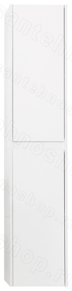 Шкаф-пенал BelBagno KRAFT-1600-2A-SC-BO-L 33x160, белый матовый (Bianco Opaco) 33x160, белый матовый