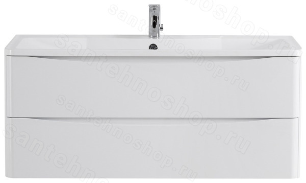Тумба под раковину BelBagno Acqua ACQUA-1200-2C-SO-BL 120x45 подвесная, Белый глянцевый (Bianco Lu