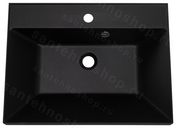 Раковина из искусственного камня BelBagno BB600/450-LV-ART-AST-NERO