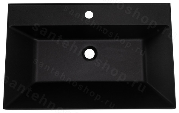 Раковина из искусственного камня BelBagno BB700/450-LV-ART-AST-NERO