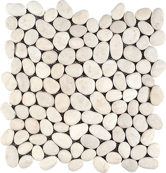 Мозаика Ape Aspen Pebbles White