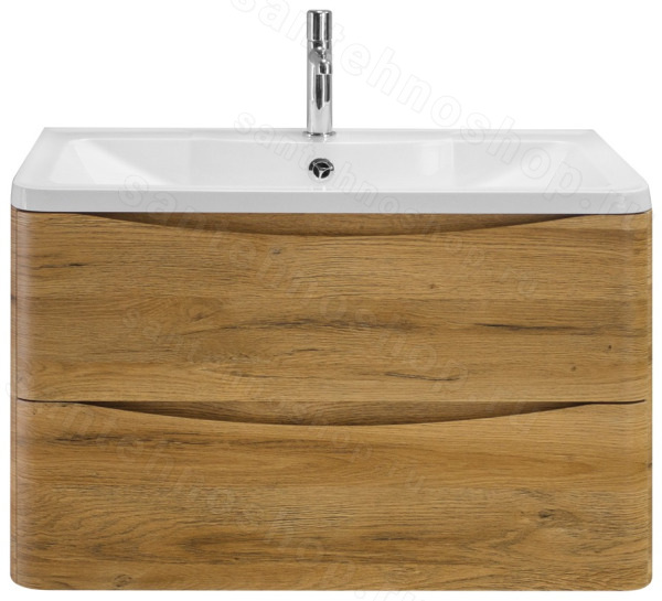 Тумба под раковину BelBagno Acqua ACQUA-1000-2C-SO-RR 100x45 подвесная, Дуб фактурный (Rovere Rust