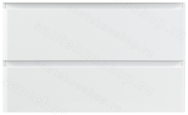 Тумба под раковину BelBagno Albano ALBANO-800-2C-SO-BL 80x45 подвесная, Белый глянцевый (Bianco Lu