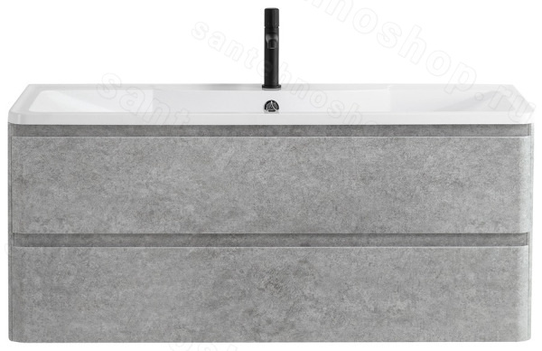 Тумба под раковину BelBagno Albano ALBANO-1200-2C-SO-CVG 120x45 подвесная, Венецианская штукатурка
