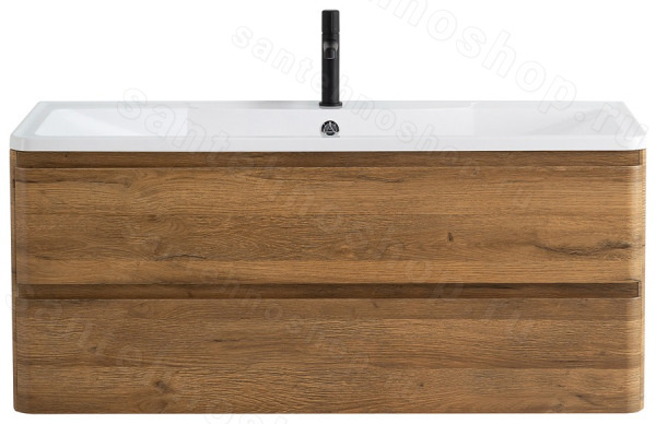 Тумба под раковину BelBagno Albano ALBANO-1200-2C-SO-RR 120x45 подвесная, Дуб фактурный (Rovere Ru