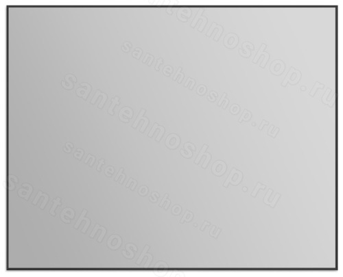 Зеркало BelBagno SPC-AL-1000-800 Nero 100x80, черный 100x80, черный