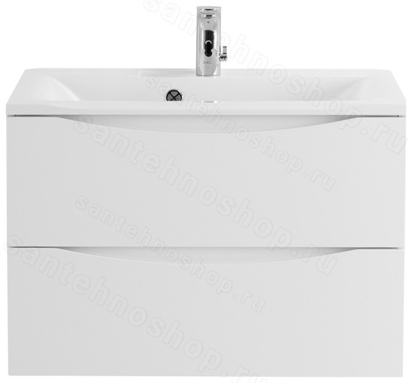 Тумба под раковину BelBagno Marino MARINO-650-2C-SO-BL-P 65x45 подвесная, Белый глянцевый (Bianco