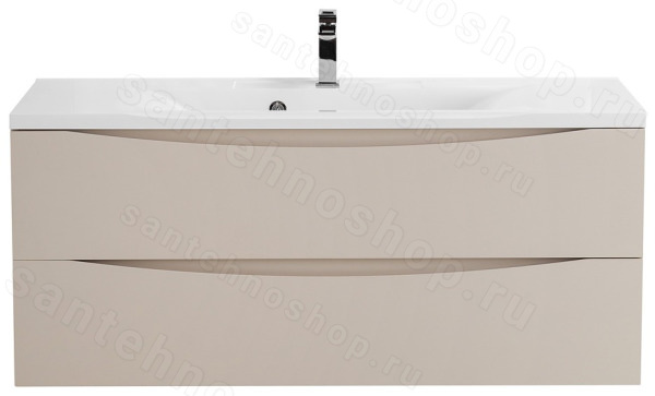 Тумба под раковину BelBagno Marino MARINO-1200-2C-SO-CO-P 120x45 подвесная, Бежевый матовый (Crema