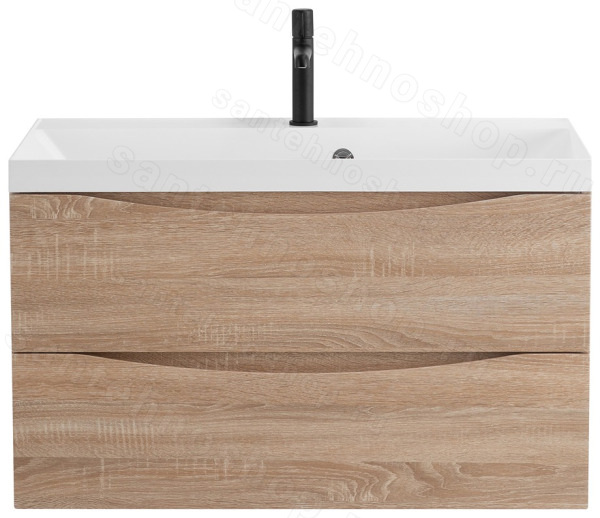 Тумба под раковину BelBagno Marino MARINO-800-2C-SO-WO-P 80x45 подвесная, Белый дуб (Rovere Bianco