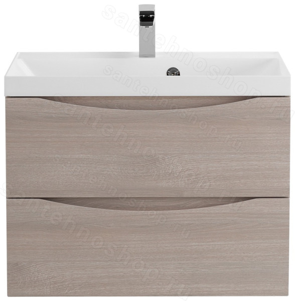 Тумба под раковину BelBagno Marino MARINO-600-2C-SO-RG-P 60x45 подвесная, Дуб серый (Rovere Grigio