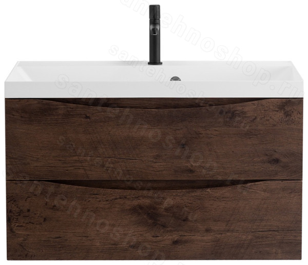 Тумба под раковину BelBagno Marino MARINO-900-2C-SO-RW-P 90x45 подвесная, Дуб мавританский (Rovere