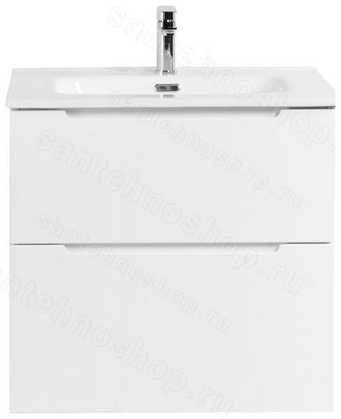 Тумба под раковину BelBagno Etna H60 ETNA-H60-700-2C-SO-BL-P 70x45 подвесная, Белый глянцевый (Bia