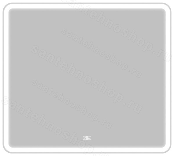 Зеркало с подсветкой BelBagno MARINO SPC-MAR-900-800-LED-TCH-WARM 90x80