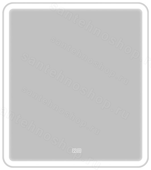 Зеркало с подсветкой BelBagno MARINO SPC-MAR-700-800-LED-TCH-WARM 70x80