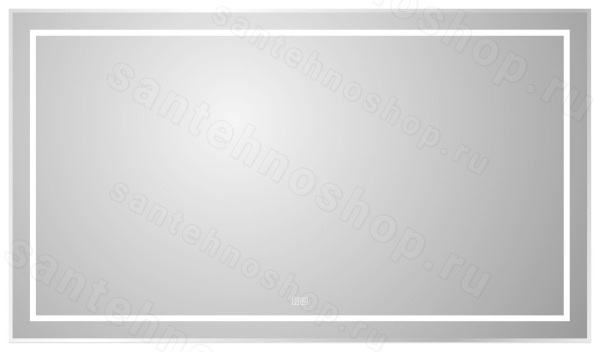 Зеркало с подсветкой BelBagno KRAFT SPC-KRAFT-1400-800-LED-TCH-WARM 140x80, сатин