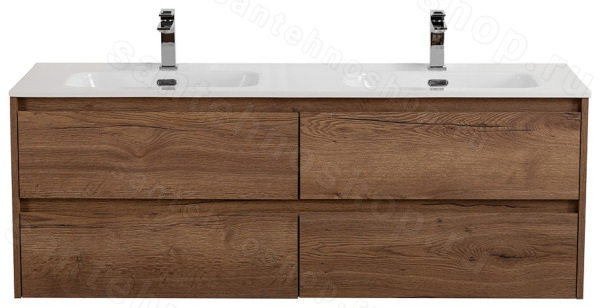 Тумба под раковину BelBagno Kraft KRAFT-1200-4C-SO-2-RT 120x46 подвесная, Дуб табачный (Rovere Tab