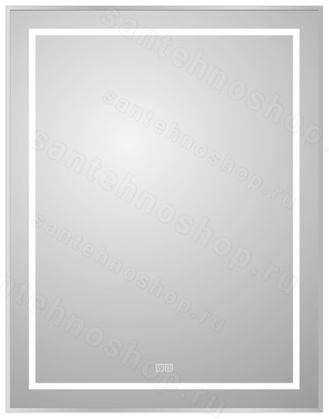 Зеркало с подсветкой BelBagno KRAFT SPC-KRAFT-700-900-LED-TCH-WARM 70x90, сатин
