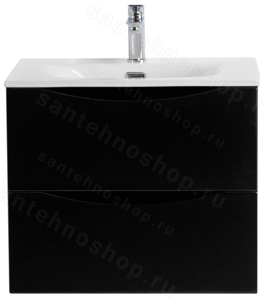 Тумба под раковину BelBagno Marino-Cer-Mini MARINO-CER-MINI-700-2C-SO-NL-P 69,6x39 подвесная, Черн