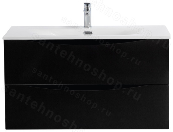 Тумба под раковину BelBagno Marino-Cer-Mini MARINO-CER-MINI-800-2C-SO-NL-P 79,6x39 подвесная, Черн