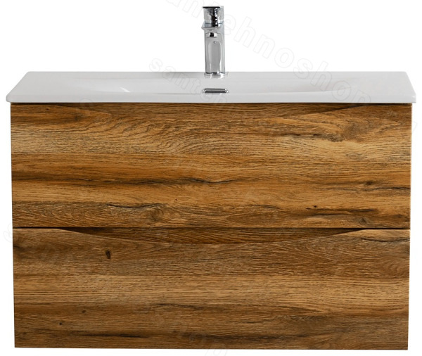 Тумба под раковину BelBagno Marino-Cer-Mini MARINO-CER-MINI-800-2C-SO-RR-P 79,6x39 подвесная, Дуб